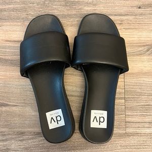 Dolce Vita black Slide Sandals